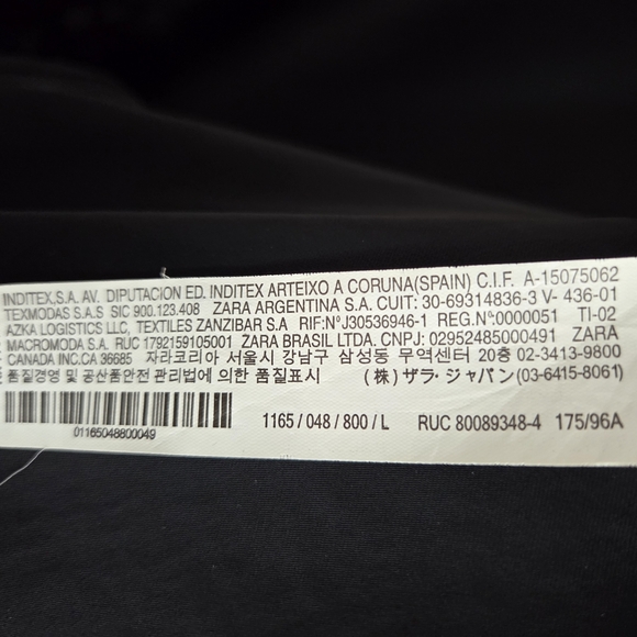 Zara Black Maxi Dress with Button Detail NWOT - Picture 9 of 9